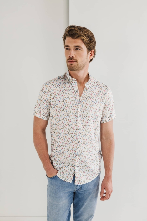 State of Art shirt ss print twill